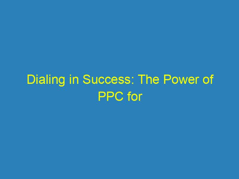 Dialing in Success: The Power of PPC for Sarasota’s Locksmith Entrepreneurs