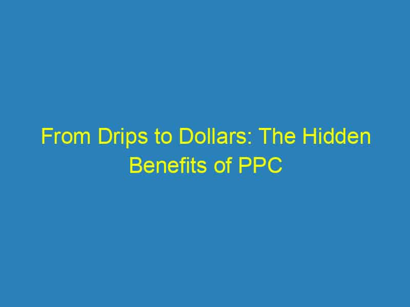 From Drips to Dollars: The Hidden Benefits of PPC Advertising for Local Plumbers