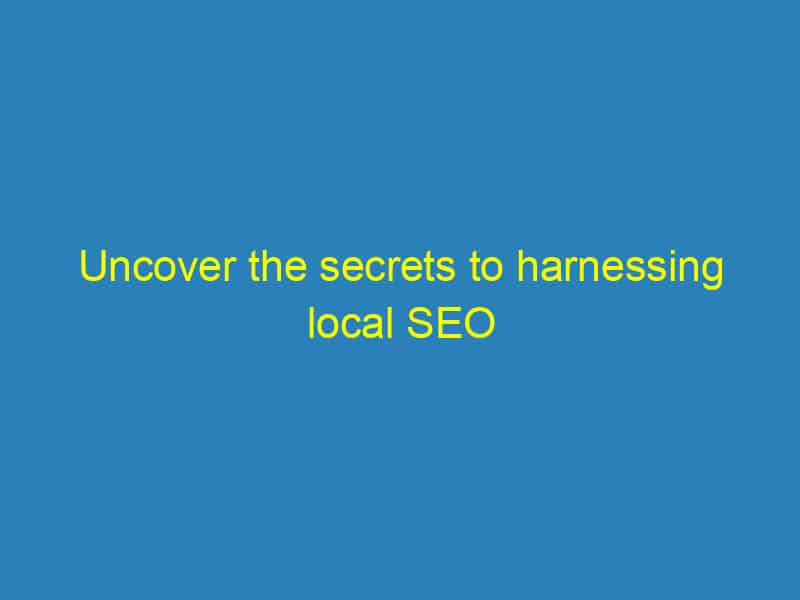 Uncover the secrets to harnessing local SEO strategies that will keep your plumbing services in constant demand.