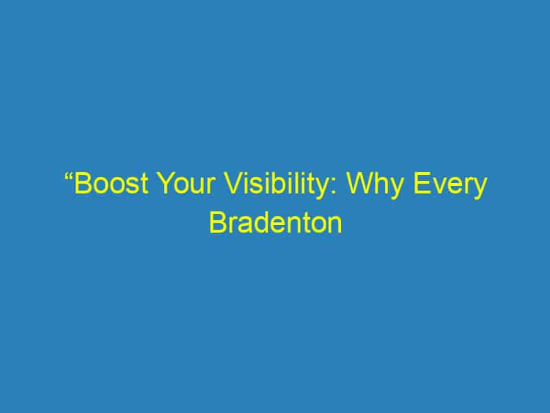 “Boost Your Visibility: Why Every Bradenton Locksmith Needs a PPC Strategy Now”
