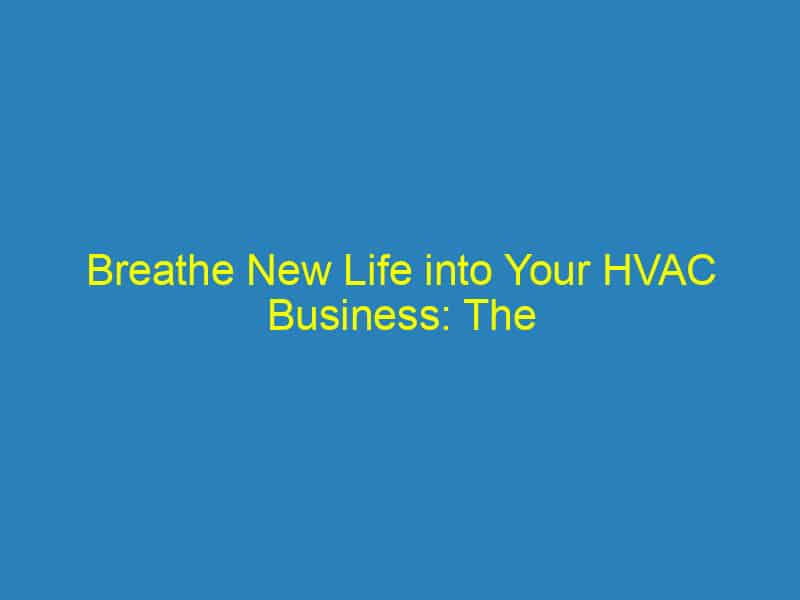 Breathe New Life into Your HVAC Business: The Local Boost of PPC Marketing in Sarasota