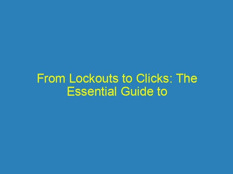 From Lockouts to Clicks: The Essential Guide to SEO for Sarasota Locksmiths