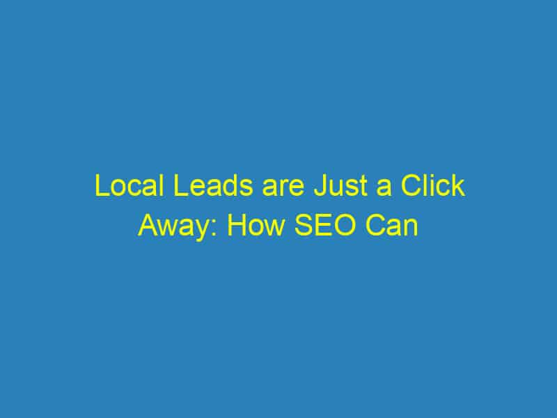 Local Leads are Just a Click Away: How SEO Can Transform Your Roofers Business in Bradenton