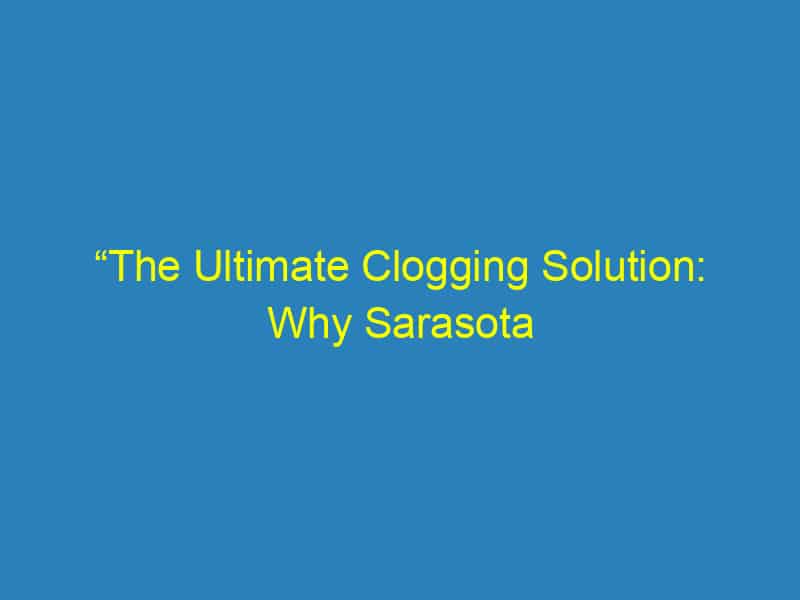 “The Ultimate Clogging Solution: Why Sarasota Plumbers Can’t Afford to Ignore SEO”