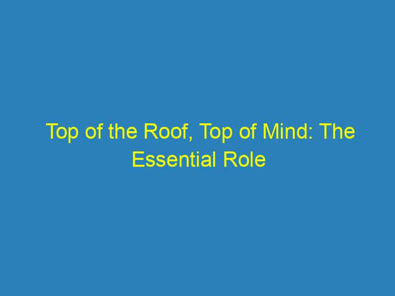 Top of the Roof, Top of Mind: The Essential Role of PPC in Building Your Sarasota Roofing Brand