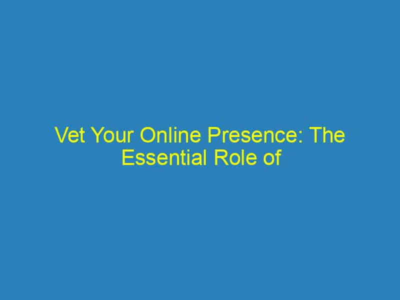 Vet Your Online Presence: The Essential Role of SEO for Sarasota's Animal Care Providers