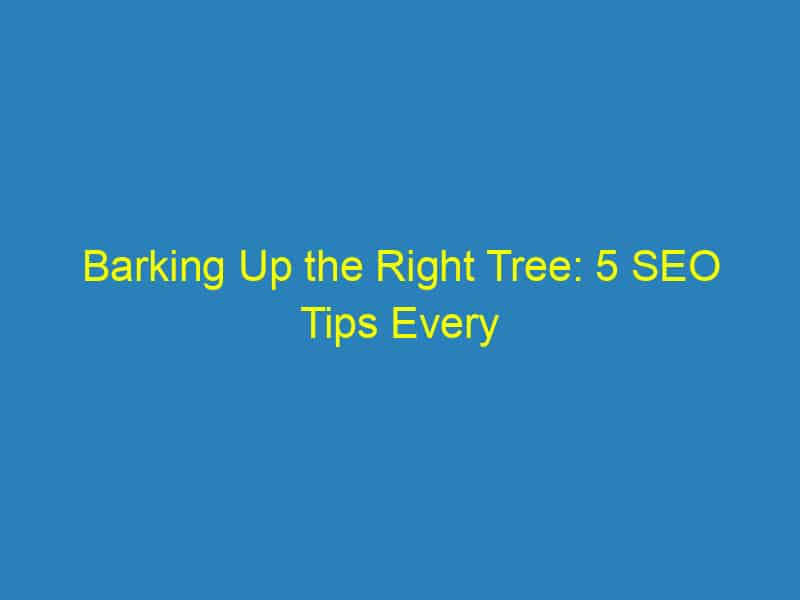 Barking Up the Right Tree: 5 SEO Tips Every Sarasota Veterinarian Should Know for Business Success