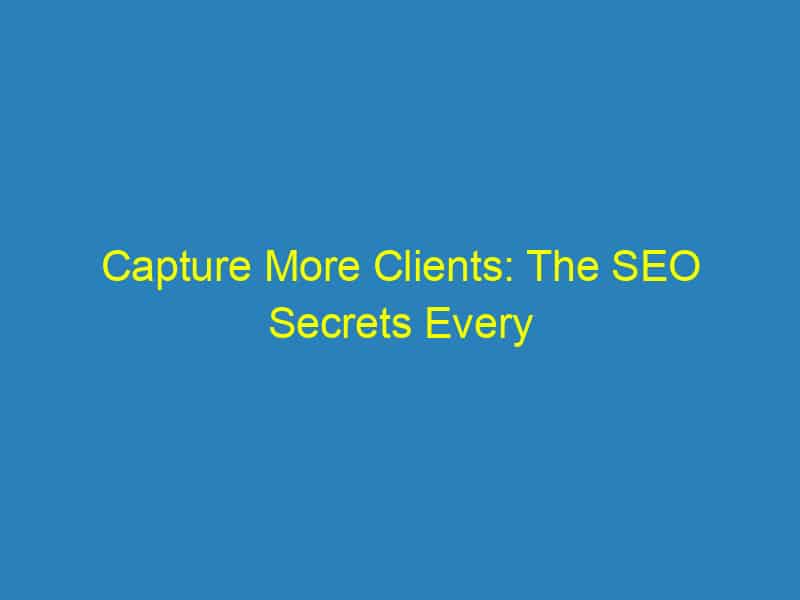 Capture More Clients: The SEO Secrets Every Bradenton Videographer Must Embrace