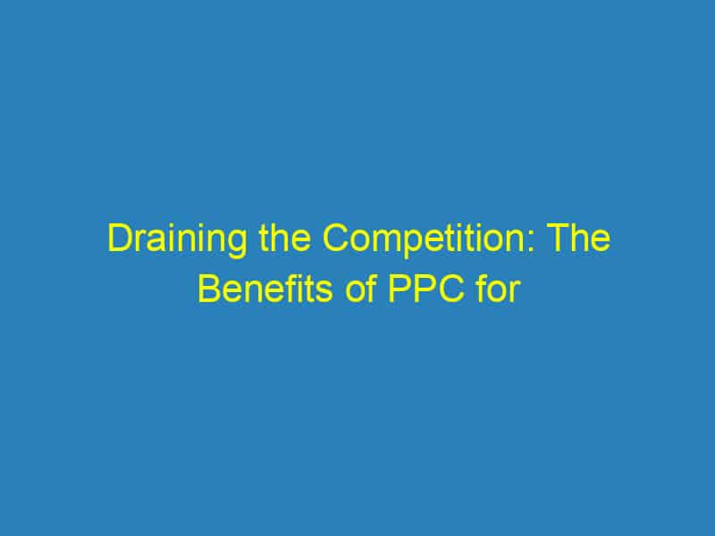 Draining the Competition: The Benefits of PPC for Bradenton's Small Plumbing Companies