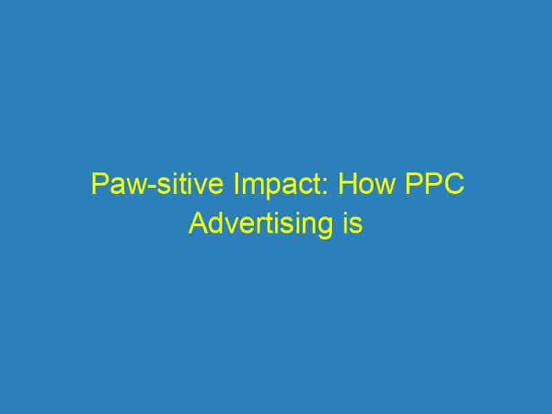 Paw sitive Impact: How PPC Advertising is Transforming Sarasota's Veterinary Practices