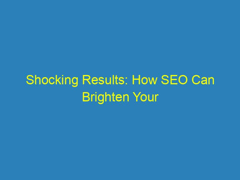 Shocking Results: How SEO Can Brighten Your Sarasota Electrician Business